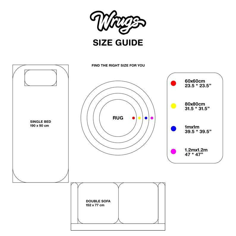 Purple Flower - Wrugs Rugs